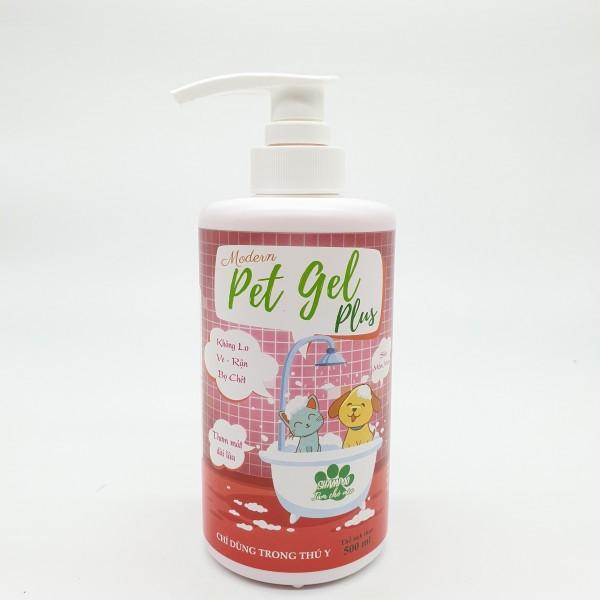 Sữa Tắm Diệt Ve Rận Bọ Chét Chó Mèo Pet Gel Plus 500ml