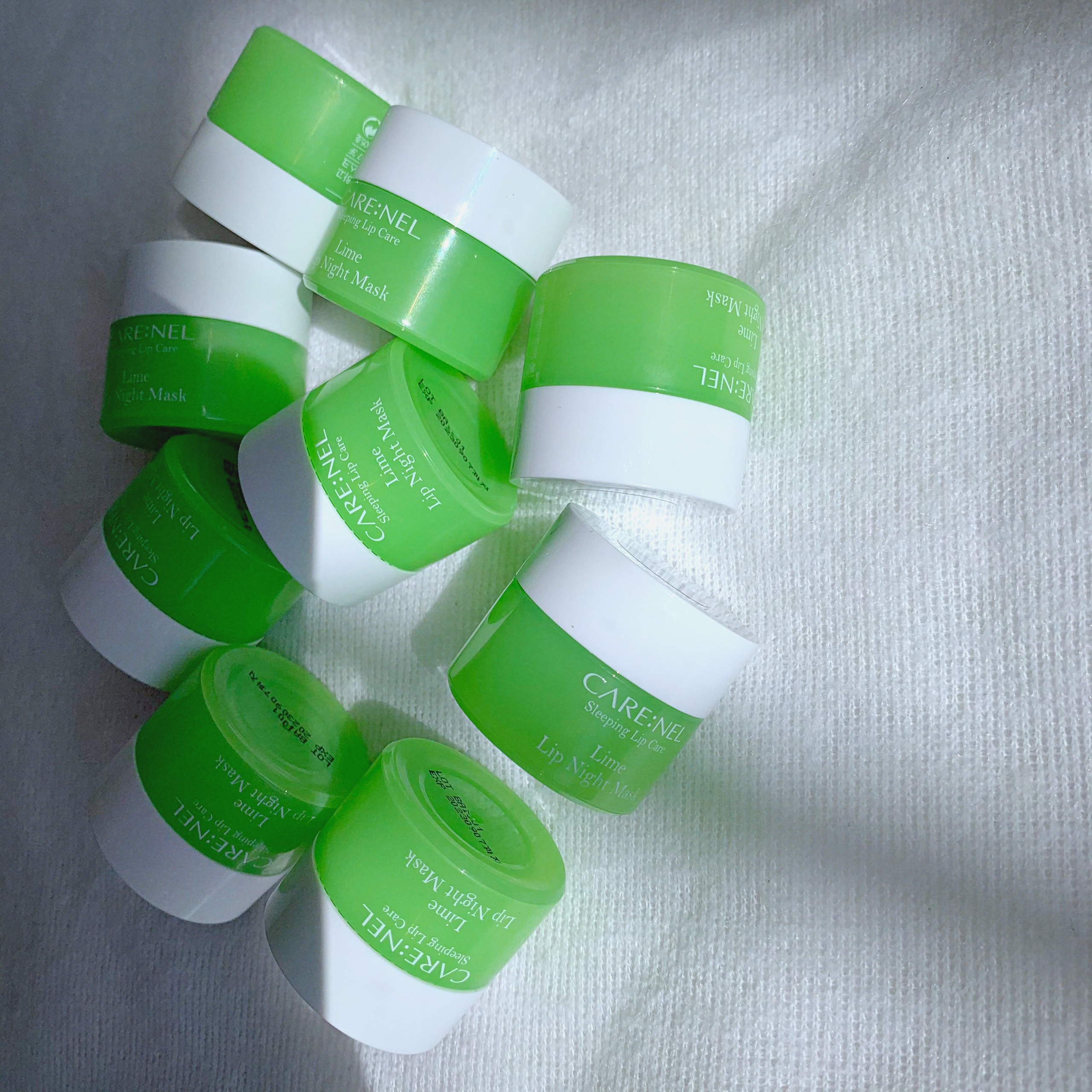 Mặt nạ ngủ môi Care:nel Lip Sleeping Mask Lime 5g dưỡng ẩm và tẩy tế bào chết hương chanh