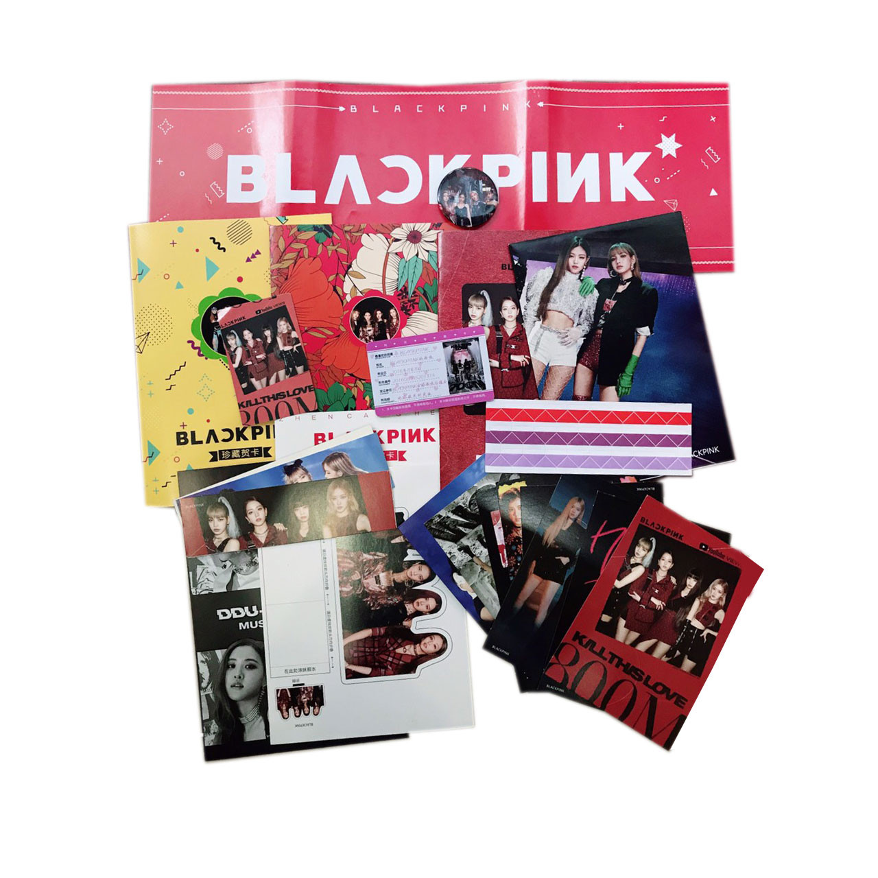 Quà Tặng Kpop BLACKPINK KILL THIS LOVE tặng kèm sticker Blackpink