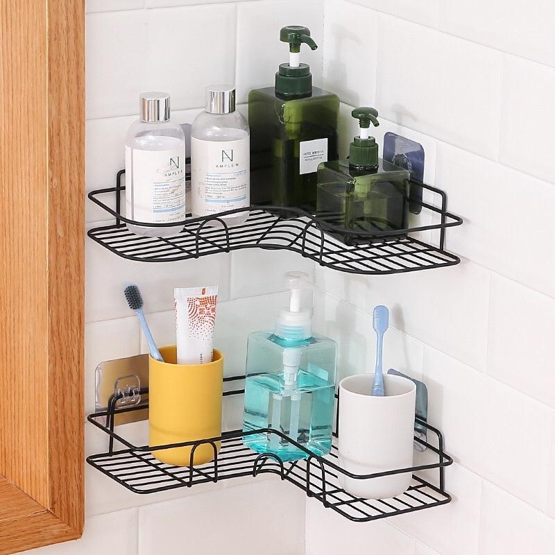 Kệ Góc Đựng Đồ Nhà Tắm Dán Tường , Kệ Nhà Tắm Dán Tường