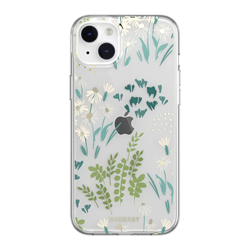 Ốp Lưng Cho iPhone 14 Switcheasy GLAMOUR Double Layer In-Mold Decoration thiết kế thiên nhiên tuyệt đẹp  - Hàng Chính Hãng