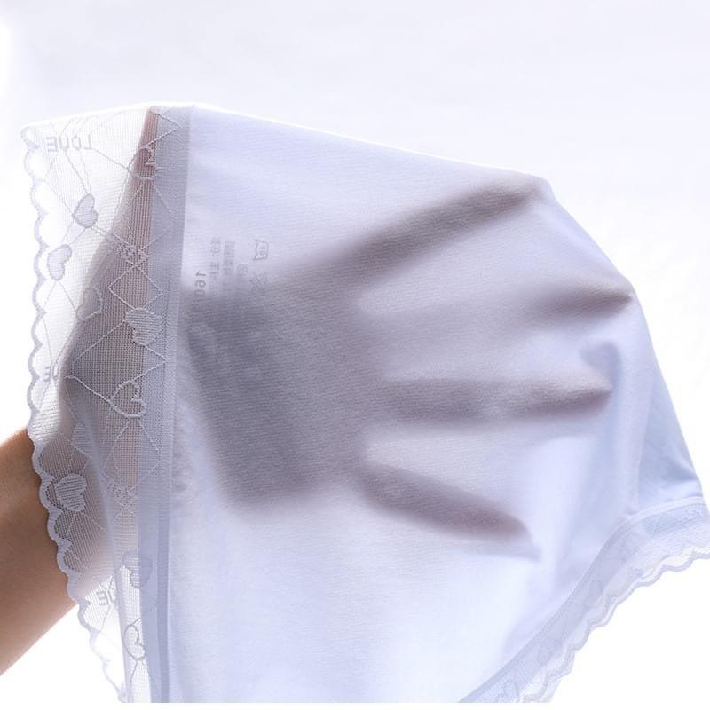 Quần lót nữ, quần lót nữ thun lạnh siêu mỏng viền ren QL185