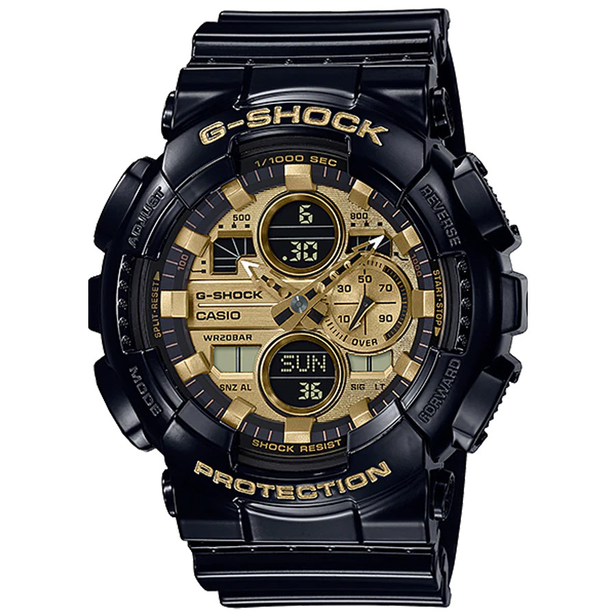 Đồng hồ nam dây nhựa Casio G-Shock chính hãng GA-140GB-1A1DR