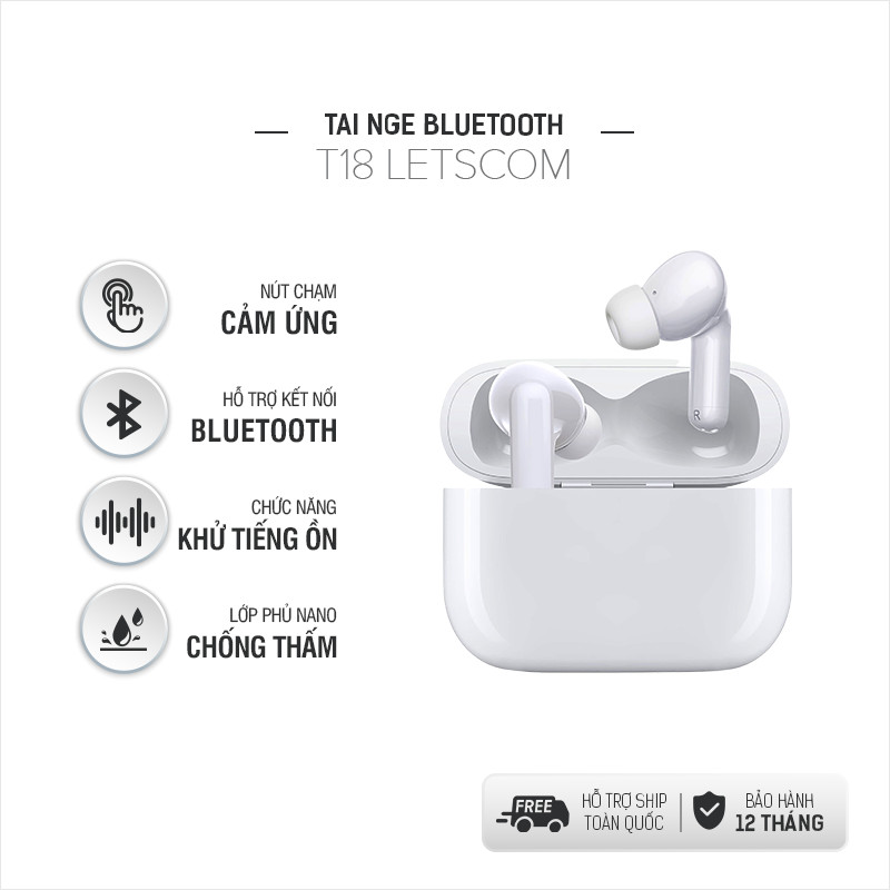 Tai Nghe Bluetooth T18, Âm Thanh Hi-Fi - Hàng Chính Hãng