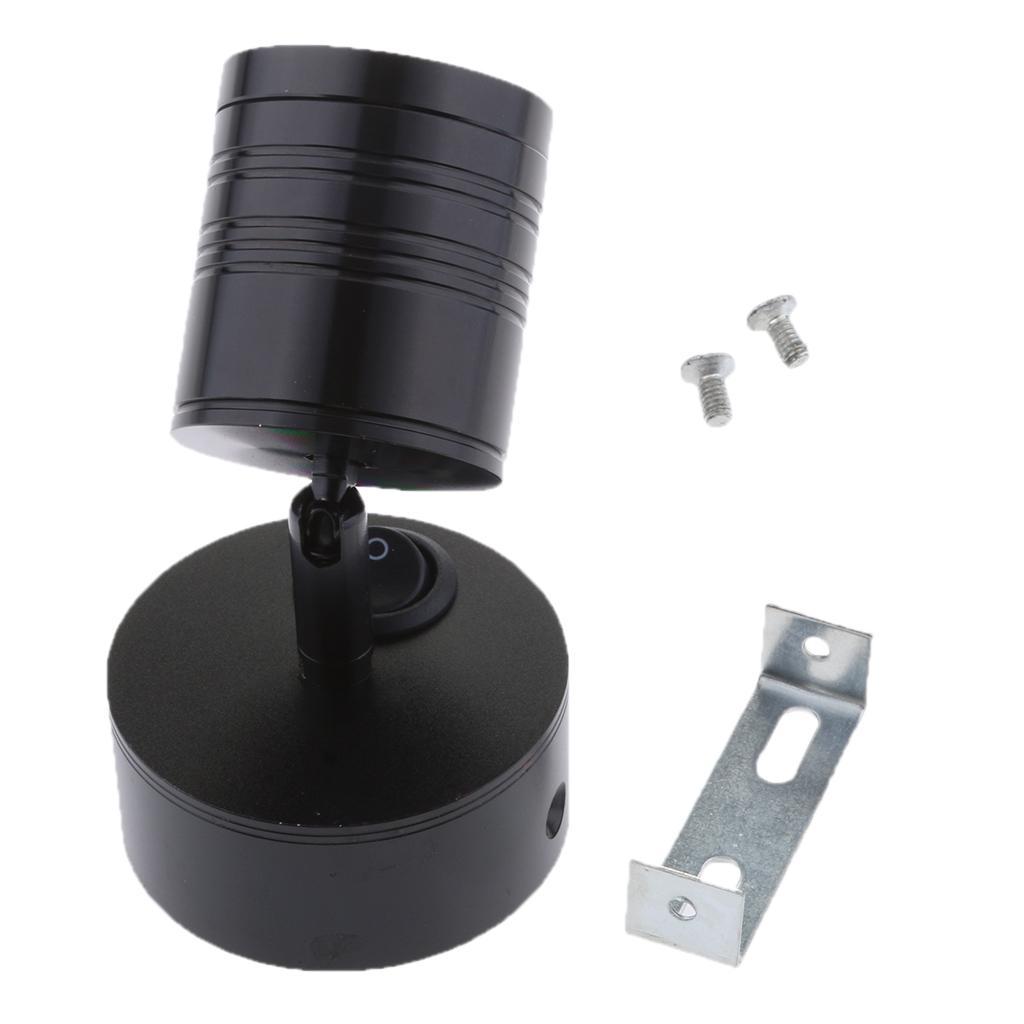 5W 12V Boat Adjustable LED Reading Light Wall Lamp with Switch Wall Mount