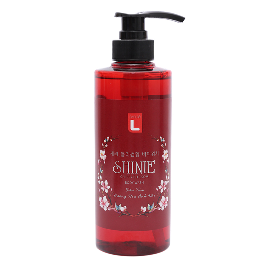 Sữa Tắm Shinie Choice L Đỏ (Cl) Hương Hoa Anh Đào (480g)