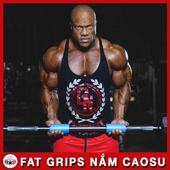 Fat Gripz Tay Nắm Cao Su Bọc Tạ Tập Gym - 1 Đôi - fat-gripz 10cm