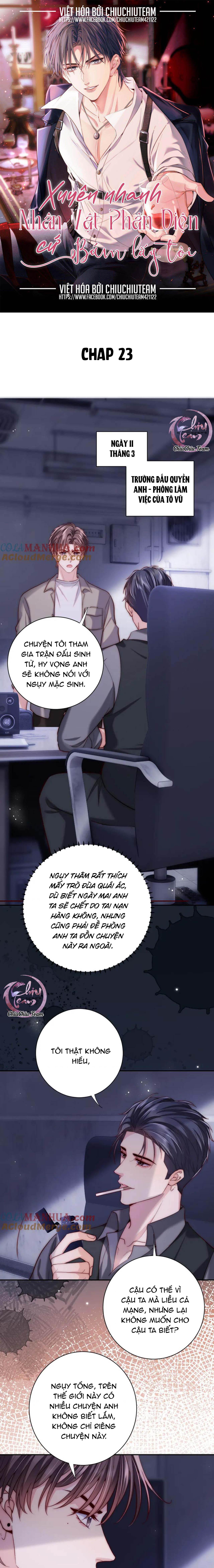 xuyên nhanh nhân vật phản diện cứ bám lấy tôi chapter 23 1