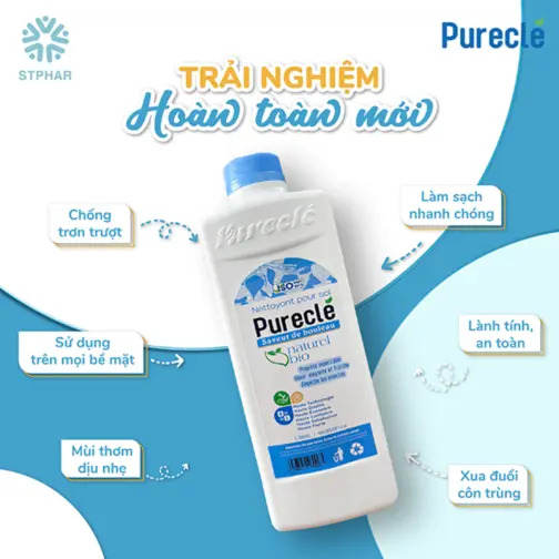 Nước lau sàn đa năng và cô đặc Pureclé 1,38 lít