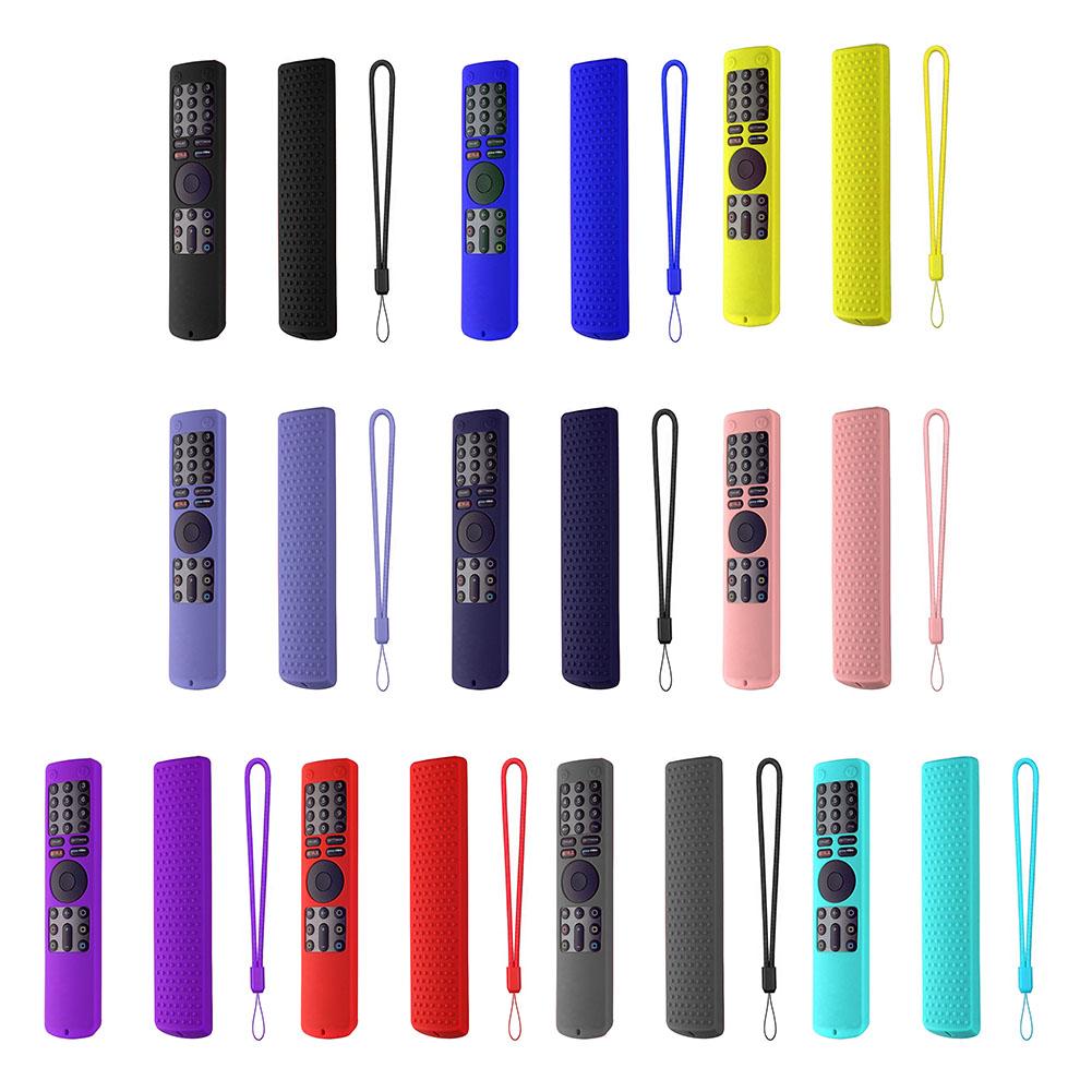 Vỏ điều khiển từ xa cho TV thông minh Xiaomi Mi 4S Vỏ bọc điều khiển từ xa chống nước bằng silicon Bảo vệ chống sốc có dây buộc Màu sắc: Đen