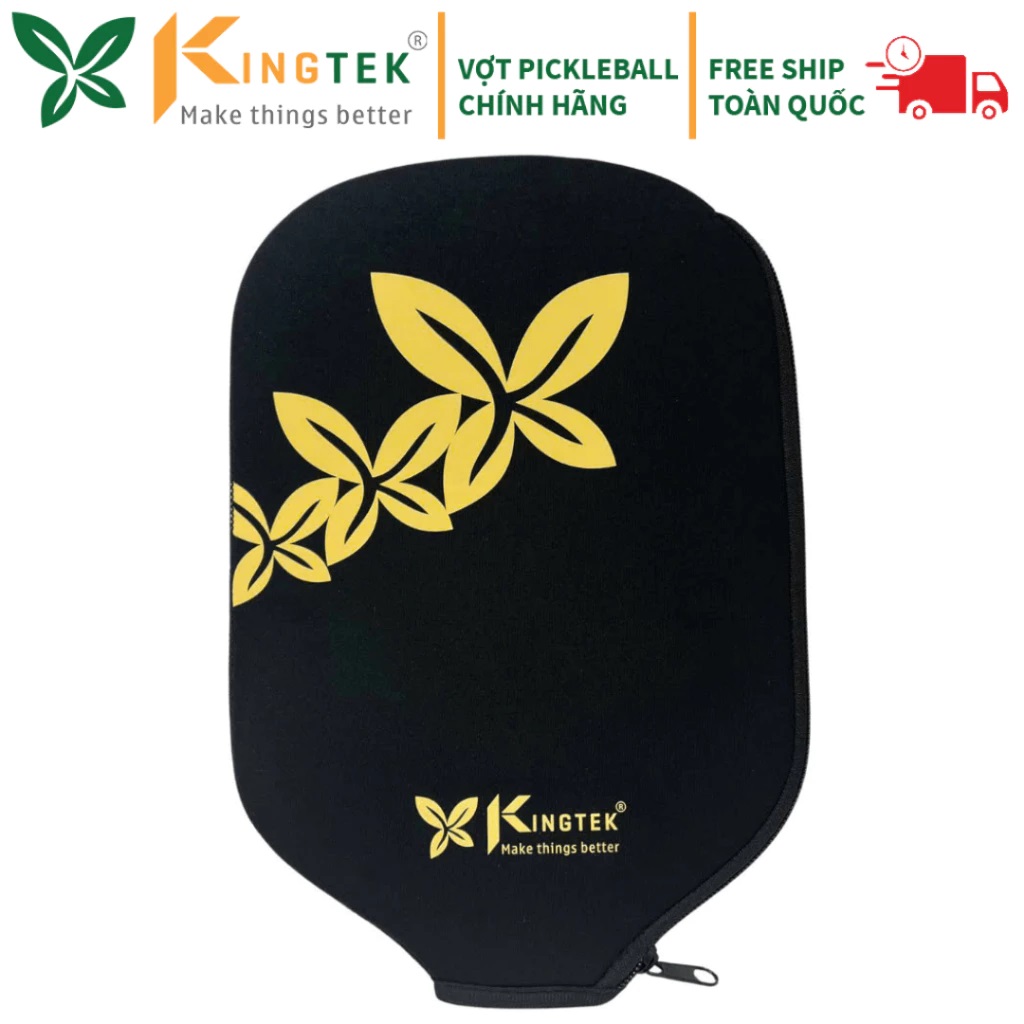 Bao vợt pickleball Kingtek Cover01 cao cấp bảo vệ mặt vợt, chống thấm nước