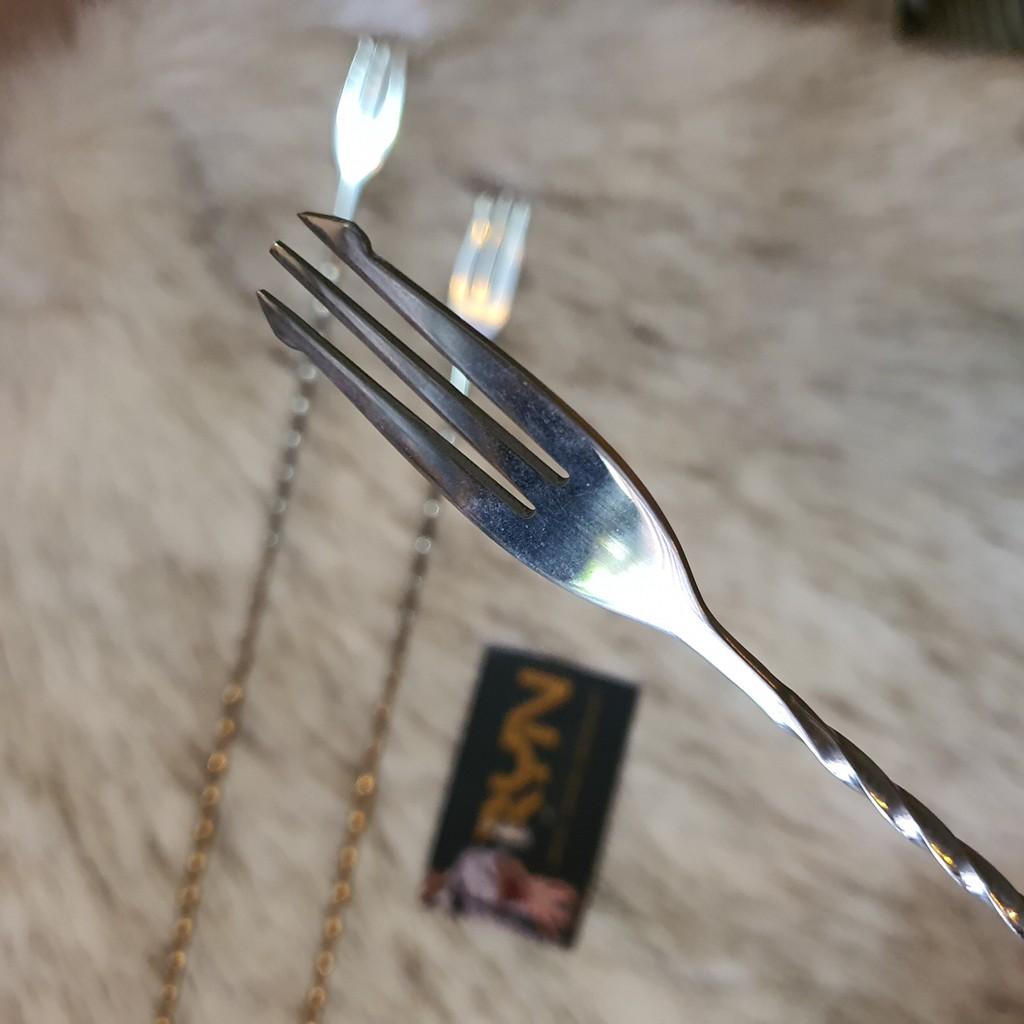 Thìa khuấy đầu xiên - Barspoon đầu xiên