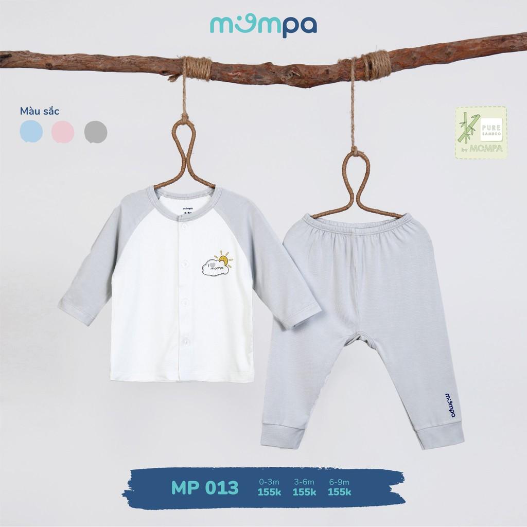 Bộ Sơ Sinh Cài Giữa Cho Bé 0-9M Mompa MP013