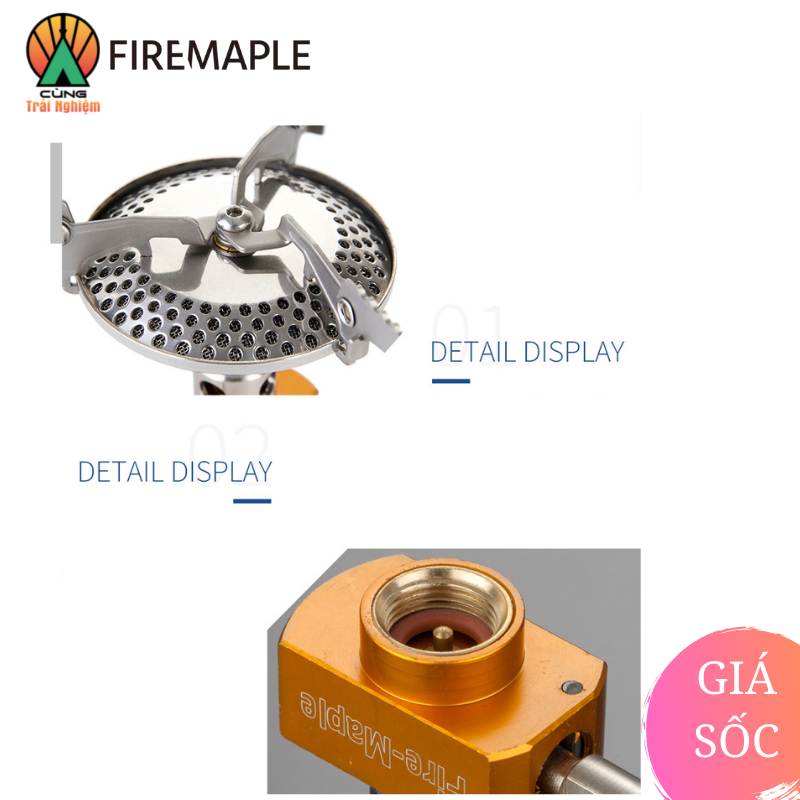 Bếp Gas Điều Áp Mini Fire Maple FMS-116 Nhỏ Gọn Di Động Chuyên Dụng Cho Du Lịch, Dã Ngoại Cắm Trại