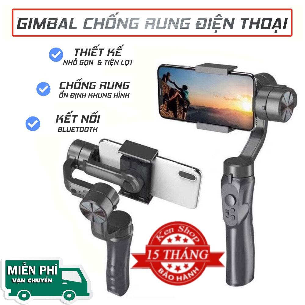 Gimbal chống rung điện thoại 3-AXIS F6 quay phim - chụp ảnh bằng điện thoại, quay video cho youtuber, tiktoker, vlogger