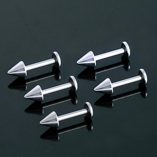 10PCS Men Ladies Fashion Stainless Steel Labret Ear 16G