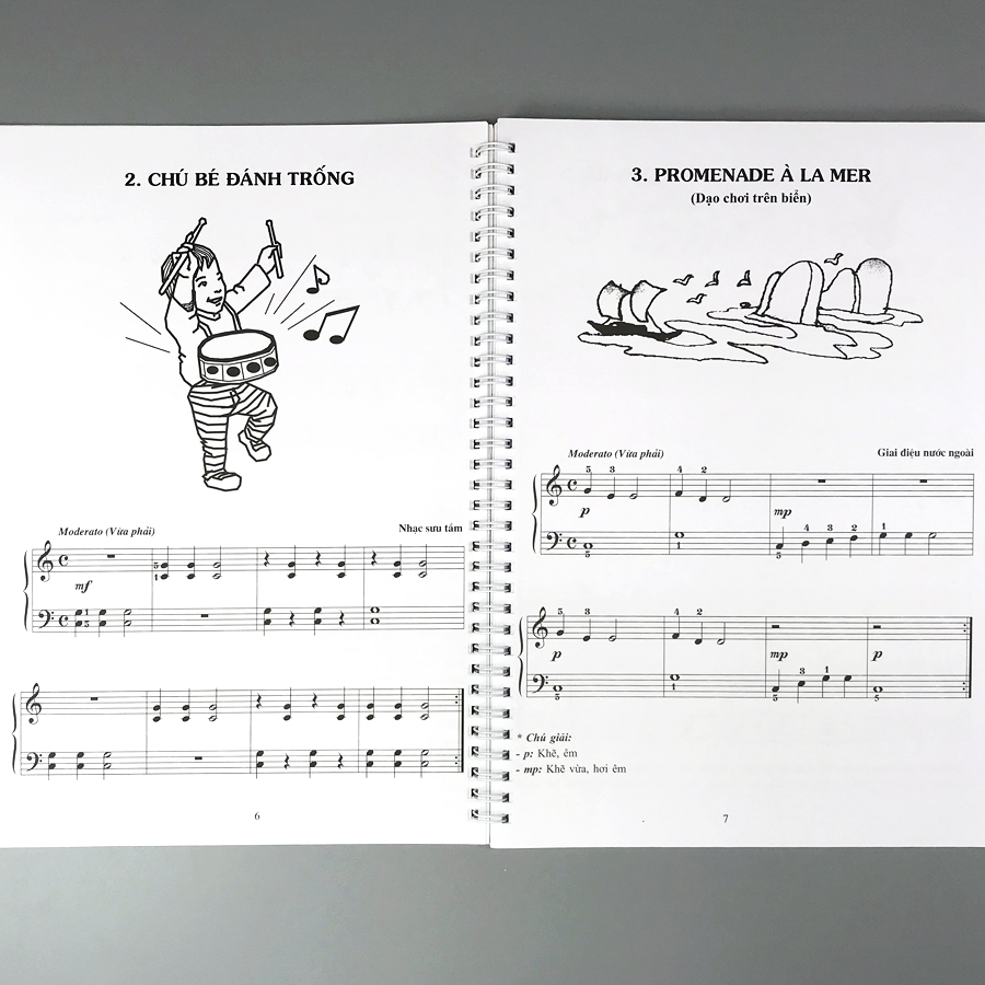 Piano cho thiếu nhi - tuyển tập 220 tiểu phẩm nổi tiếng Phần 1 (CD đàn mẫu)