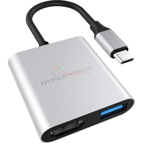 Cổng chuyển đổi HyperDrive 3-in-1 USB-C Hub HD259A - Hàng chính hãng