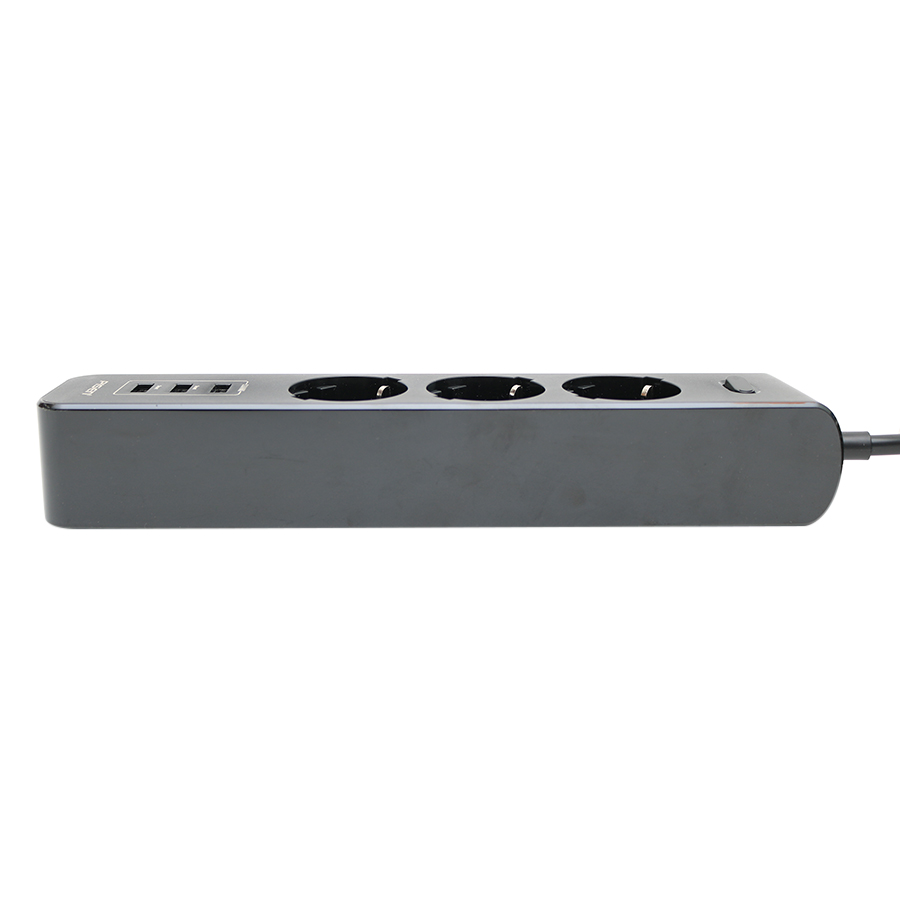 Ổ Cắm Điện Pisen 303-EP (3 x AC, 3 x USB)