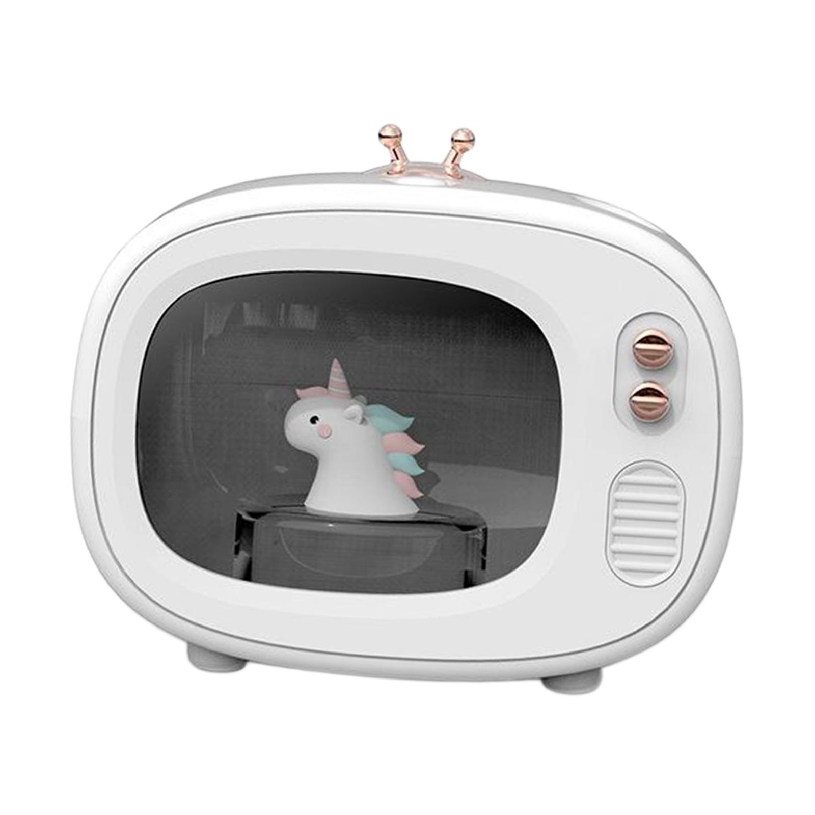 Portable Cool Mist Humidifier - Rechargeable Mini Air Humidifier, 7 Color Night Light Room Humidifier for Bedroom Office Desk, Car, Travel