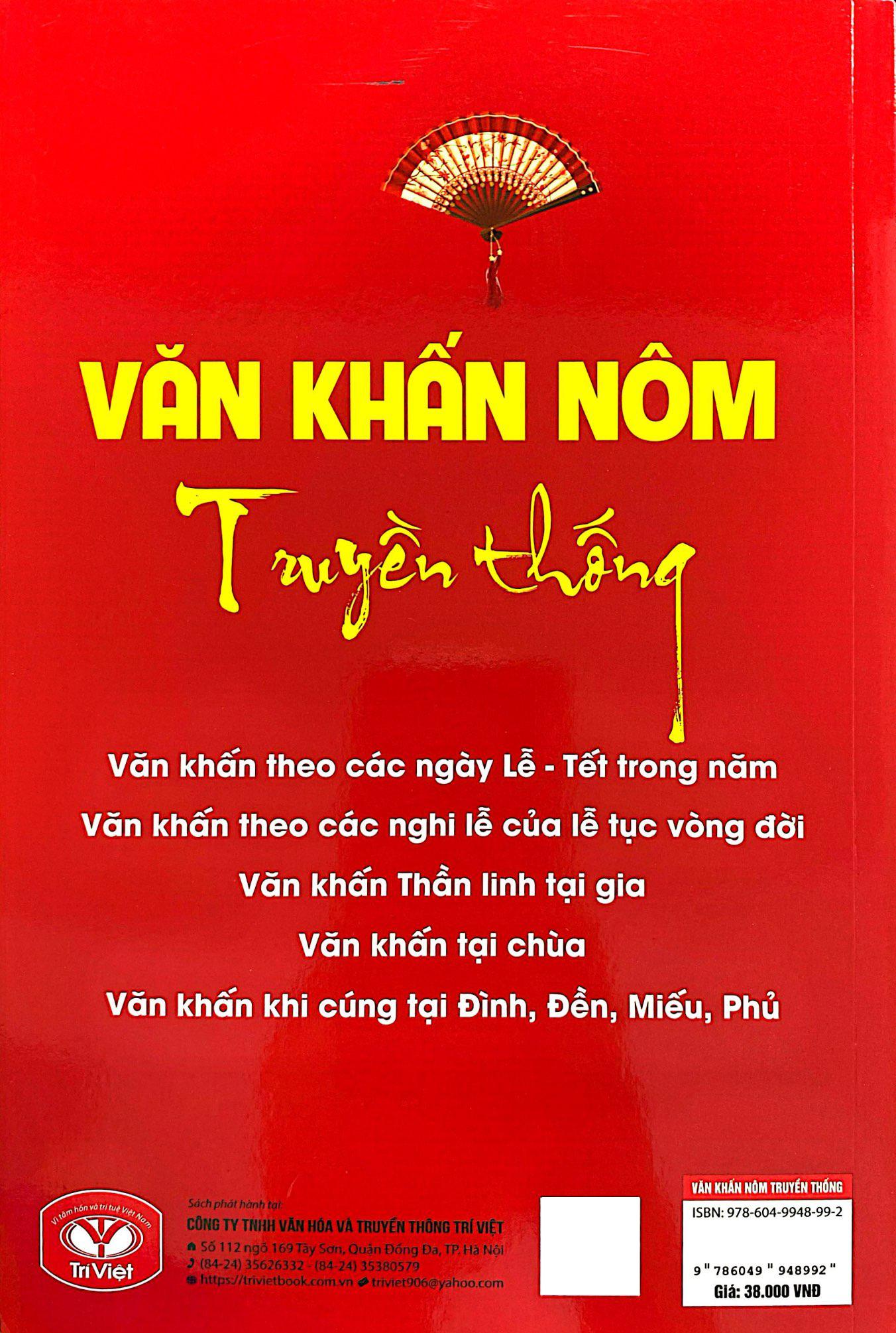 Sách - Văn Khấn Nôm Truyền Thống