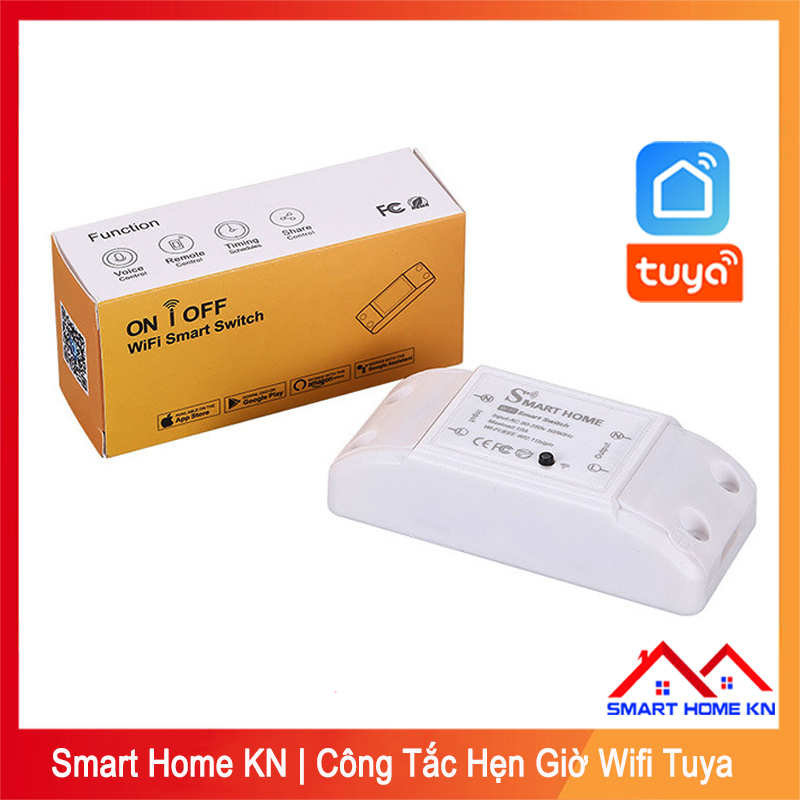 Công tắc thông minh wifi điều khiển từ xa hẹn giờ bằng điện thoại - Smart Home KN