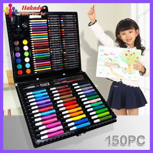 Hộp màu 150 chi tiết cho bé tập tô