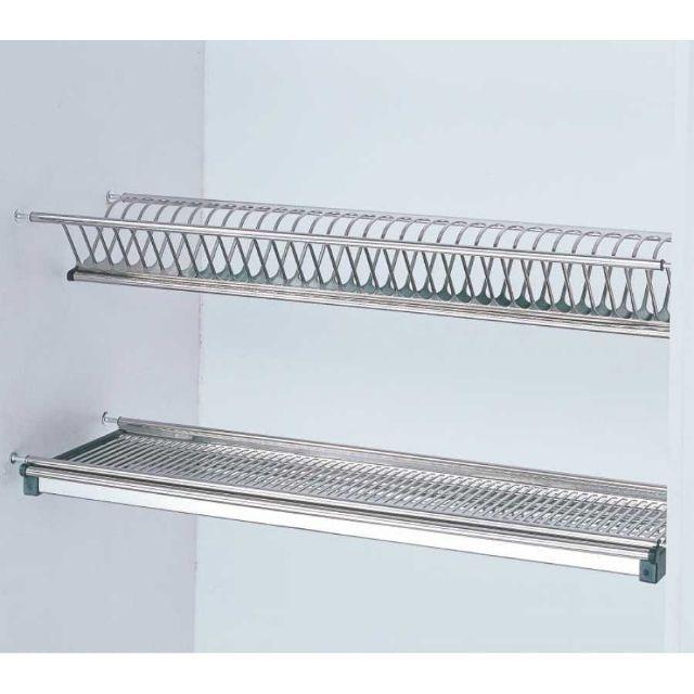 Gía Bát Cố Định Inox304 - V 2 Tầng