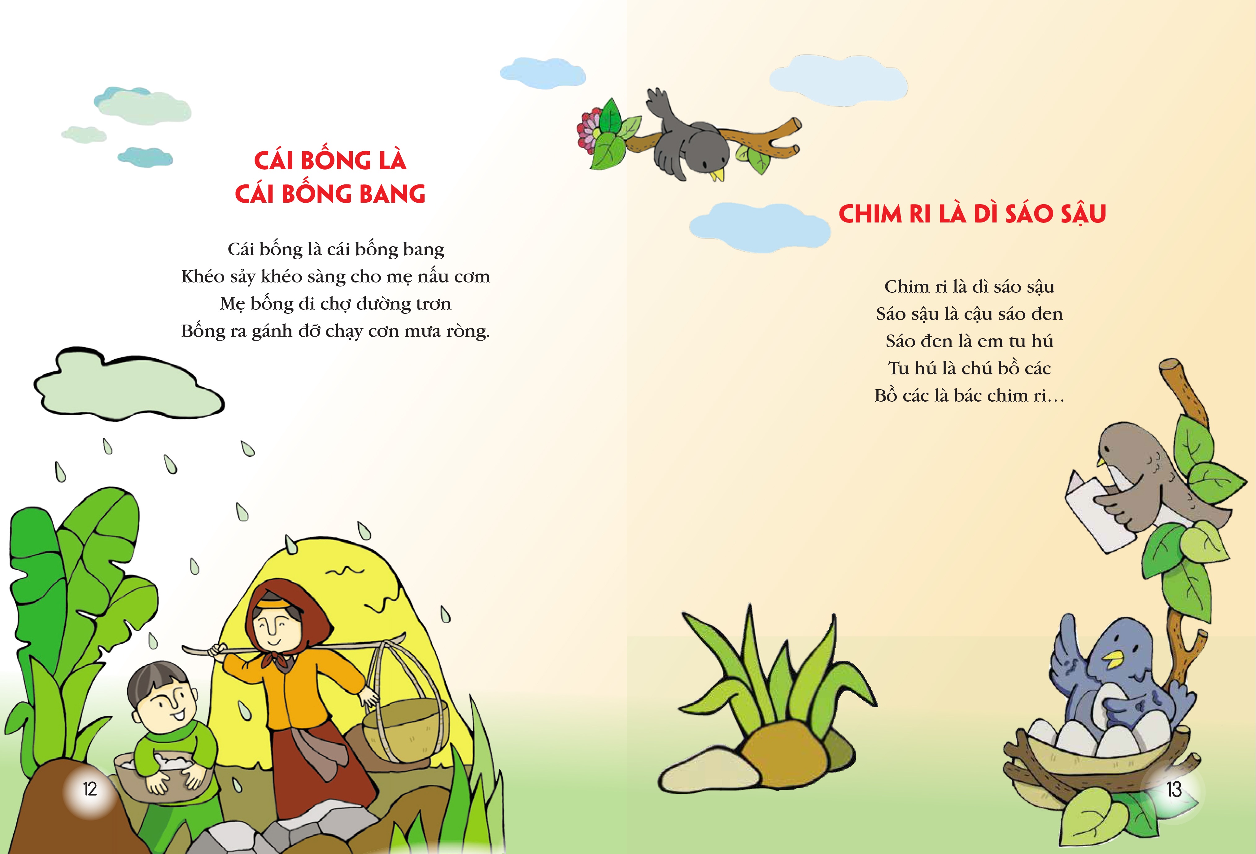 Sách Tuyển Tập Truyện, Thơ, Đồng Dao Cho Bé 0-6 Tuổi Giúp Bé Phát Triển Ngôn Ngữ Và Giao Tiếp