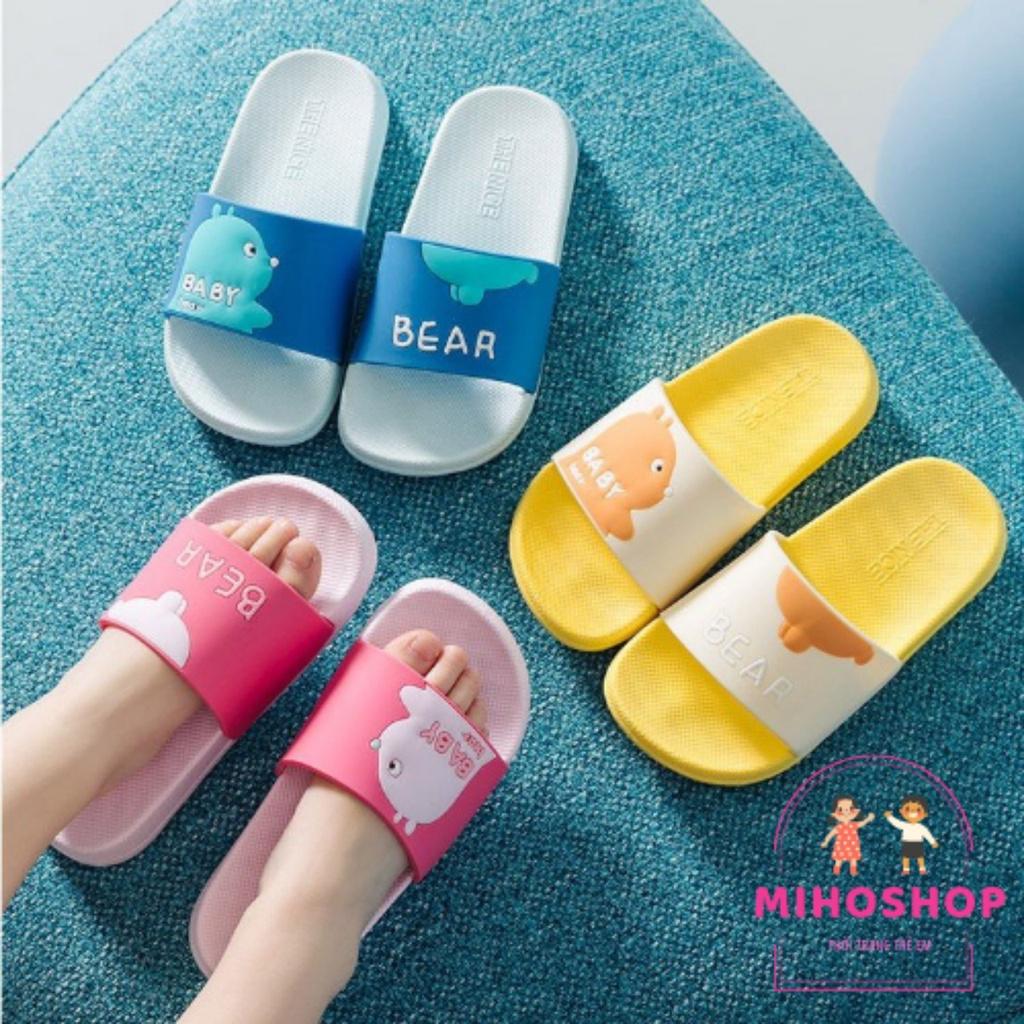 Dép Quai Ngang Mềm Baby Bear Phong Cách Hàn Cho Bé Trai Bé Gái MihoShop