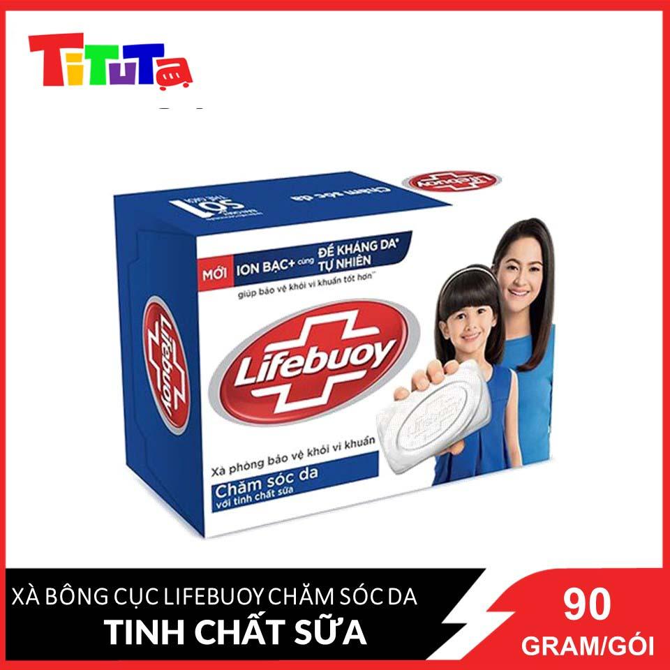 Xà Bông Cục Lifebuoy 90g Chăm Sóc Da Giúp Dưỡng ẩm Và Bảo Vệ Khỏi 99.9% Vi Khuẩn Gây Bệnh