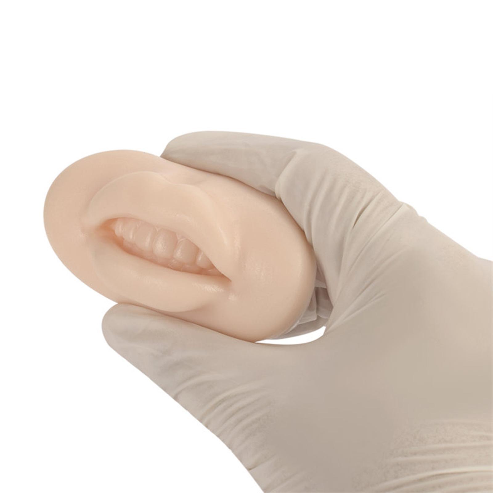 3D Silicone Lip Practice Skin Waterproof for Training Accessories Skin