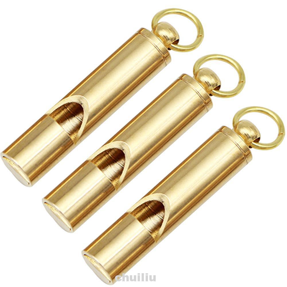 Còi Thổi Mini Đa Năng Bằng Đồng Thau