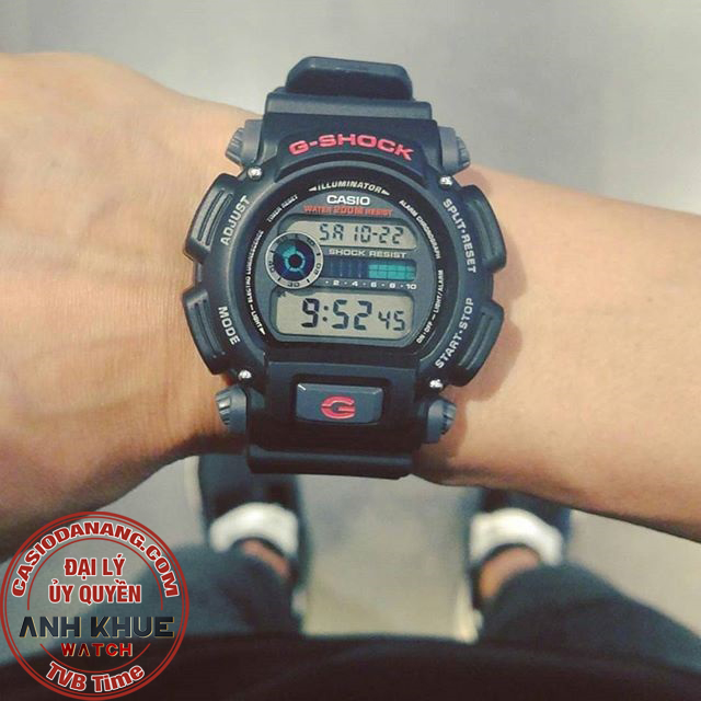 Đồng hồ nam dây nhựa Casio G-Shock chính hãng DW-9052-1VDR (43mm)