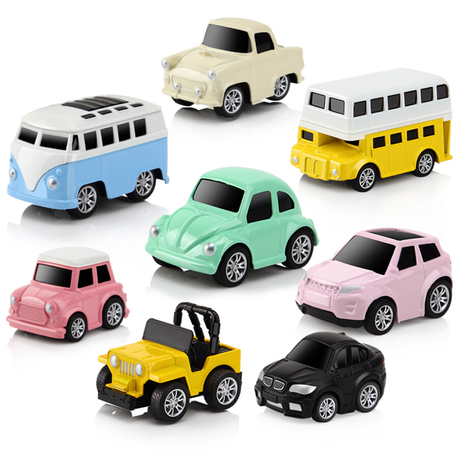 Bộ 8 Ô Tô Mô Hình Đồ Chơi DODOELEPHANT Brinquedo Toys Cho Bé Trai