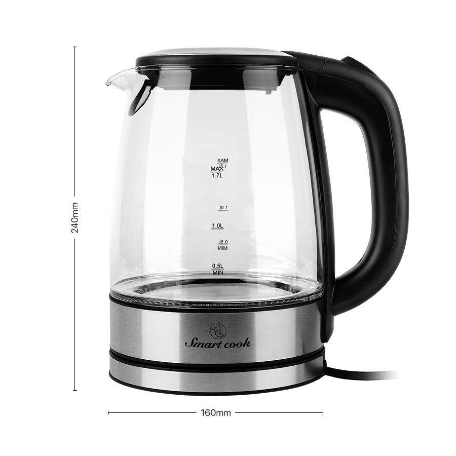 Ấm đun nước siêu tốc Elmich Smartcook ICS-3859 (1.7 Lít) - Hàng chính hãng