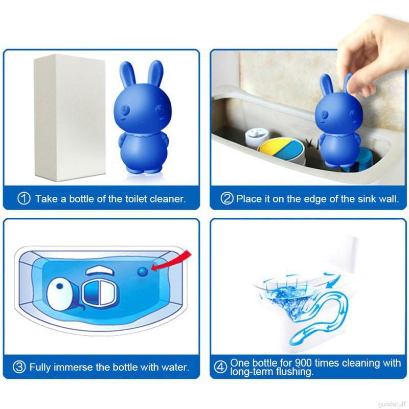 Dụng cụ vệ sinh toilet khử mùi hôi thỏ