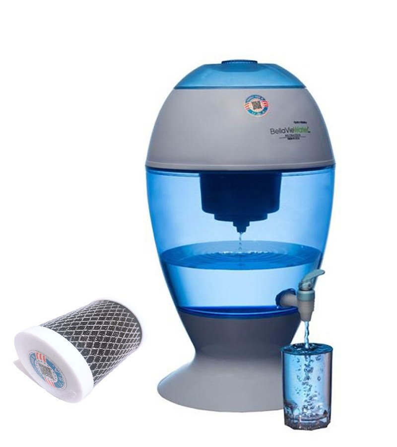 Bộ 2 Lõi bình lọc nước ion kiềm BellaVie Water 20L - Hàng nhập khẩu Mỹ