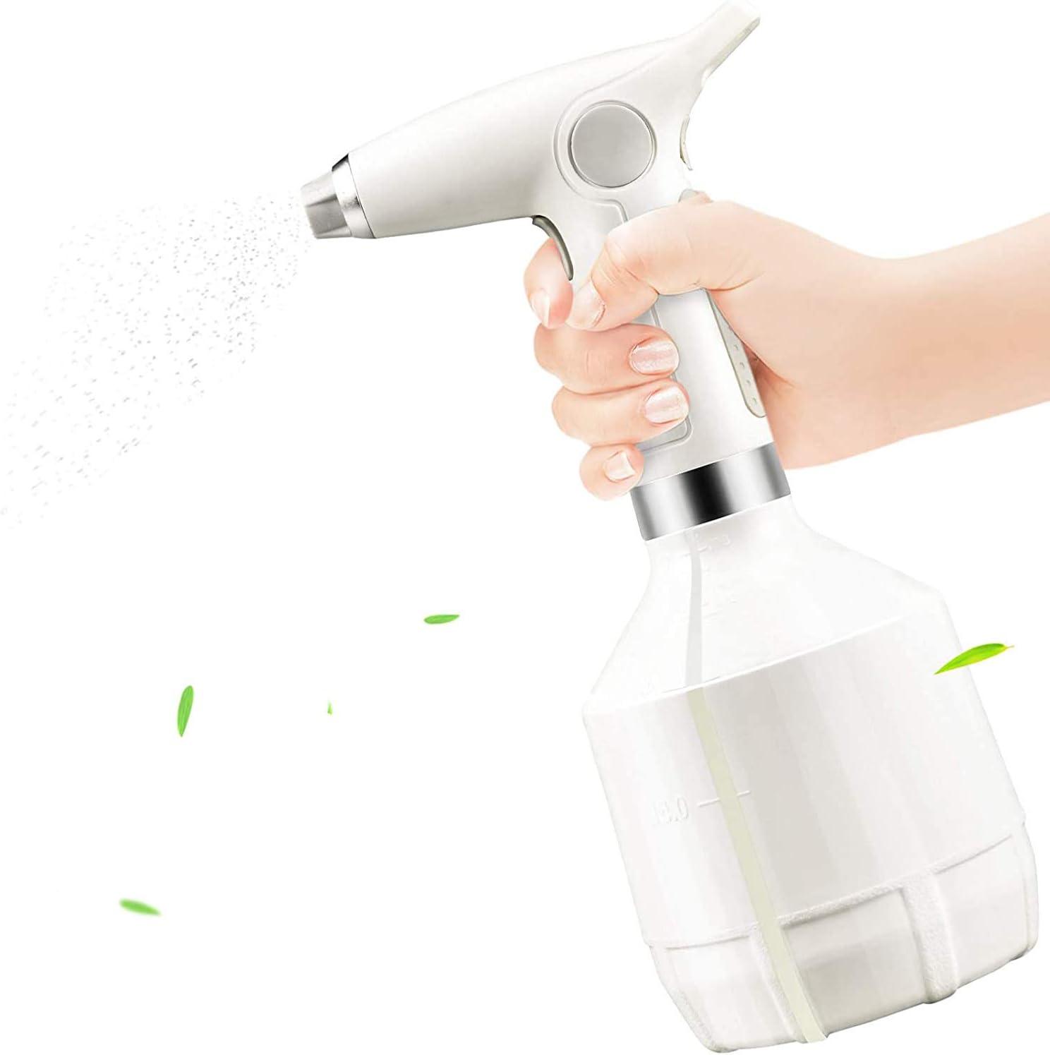 1L Tưới nước, bình xịt thực vật, bình xịt điện với vòi phun có thể điều chỉnh để làm vườn, làm sạch gia đình, rượu, cây trong nhà/ngoài trời