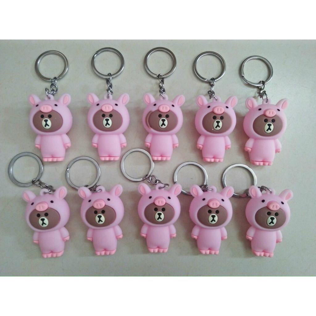 Móc khóa hình thú cute đủ loại