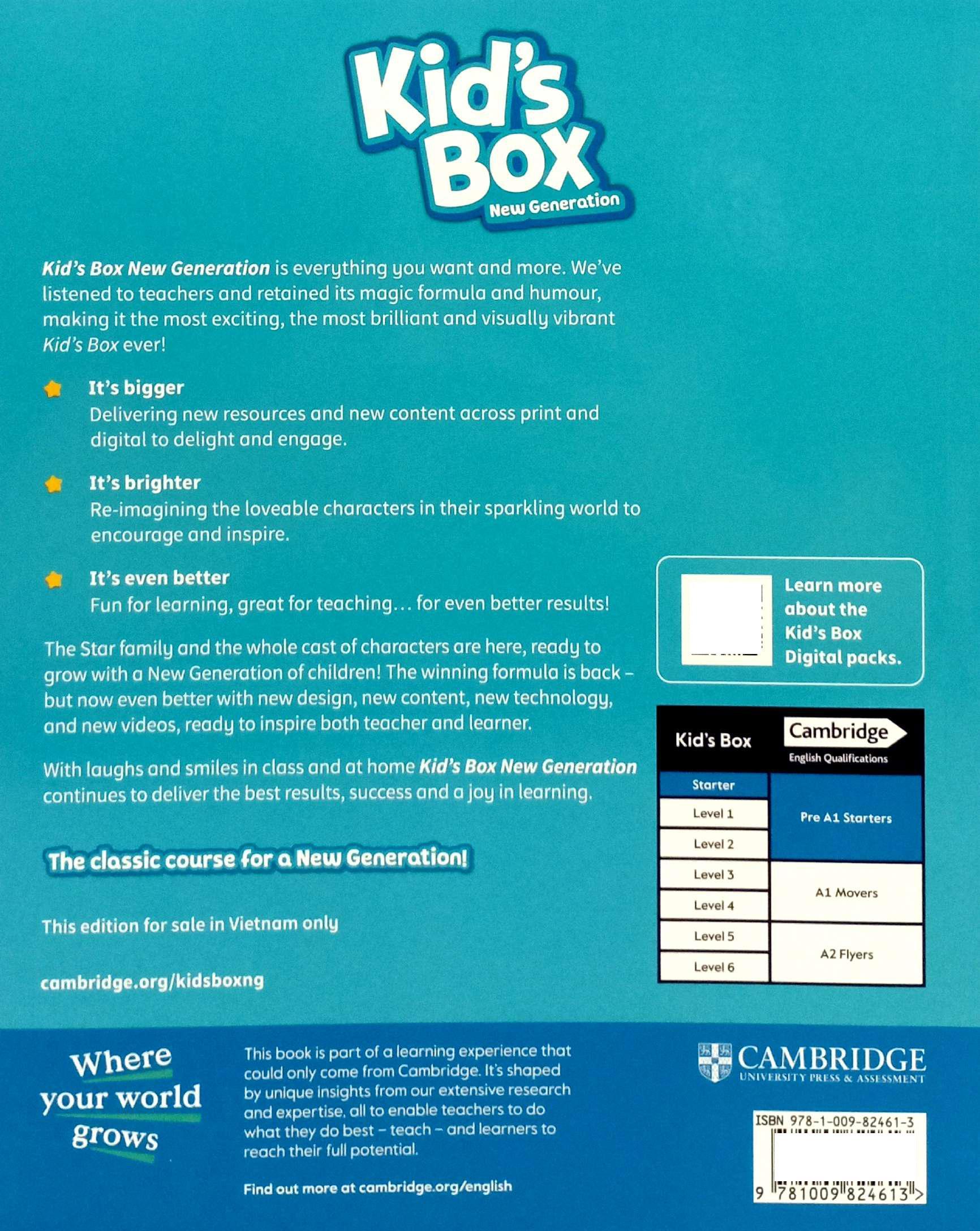 Sách ngoại văn: Kid's Box New Generation - Class Book With Digital Pack Starter