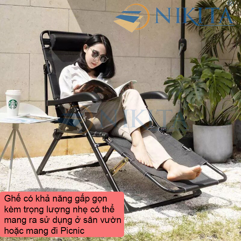 Hình ảnh Ghế xếp thư giãn văn phòng - chính hãng NIKITA 2036