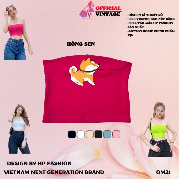 Áo croptop ống quây nữ, áo quây in kiểu mới trắng đen phong cách hàn quốc cực dễ thương mẫu mới thời trang OM21
