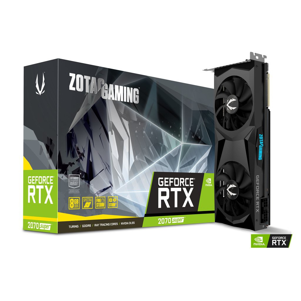 Card màn hình Zotac RTX 2070 Super TWIN FAN 8GB GDDR6 - Hàng Chính Hãng