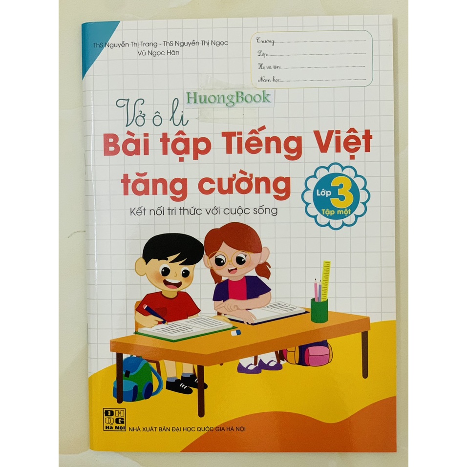 Sách - Vở Ô li Bài Tập Tiếng Việt Tăng Cường lớp 3 - tập 1