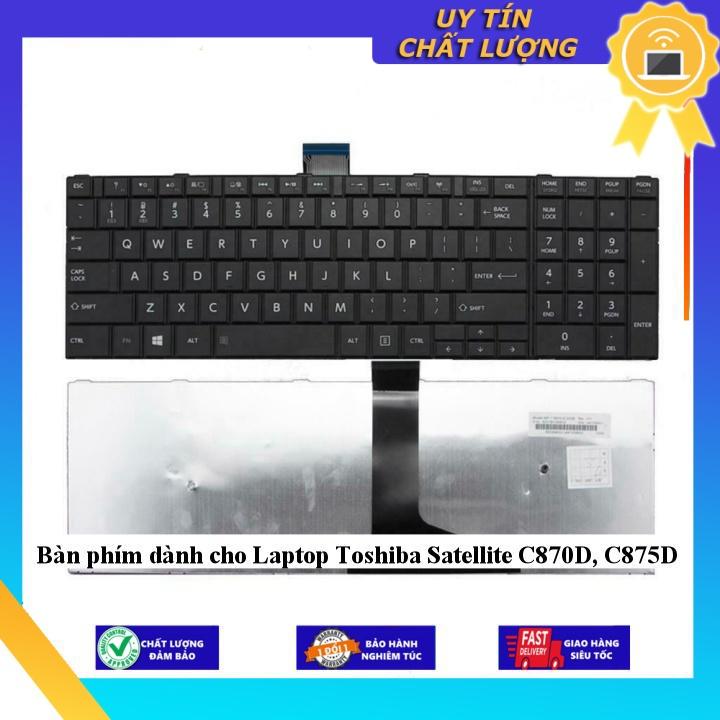 Bàn phím dùng cho Laptop Toshiba Satellite C870D C875D - Hàng Nhập Khẩu New Seal