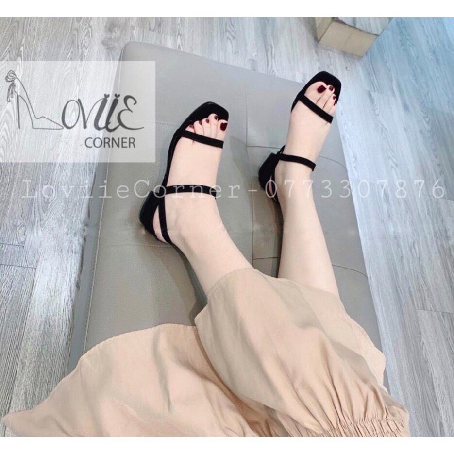 SANDAL CAO GÓT LOVIIECORNER - SANDAL NỮ QUAI MẢNH - GIÀY QUAI NGANG NỮ - SANDAL HỌC SINH - S210302