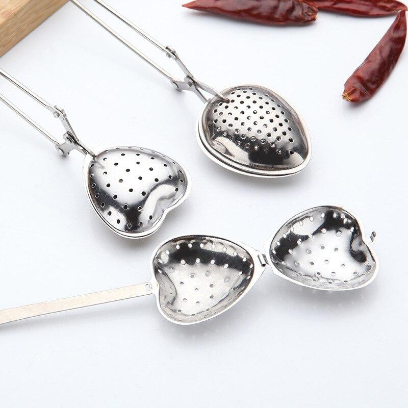 Tea Infuser Stainless Steel Line Handle Tea Ball Bulk Tea Filter Drip Handle Seasoning Tea Infuser Kitchen Accessories Gadgets
