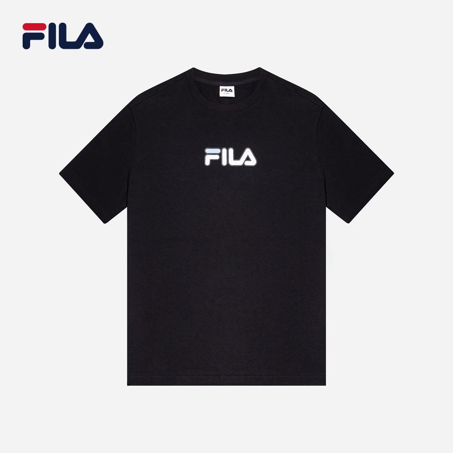 Áo thun tay ngắn thời trang unisex Fila Heritage Loose Fit Logo - FW2RSF1012X-BLK