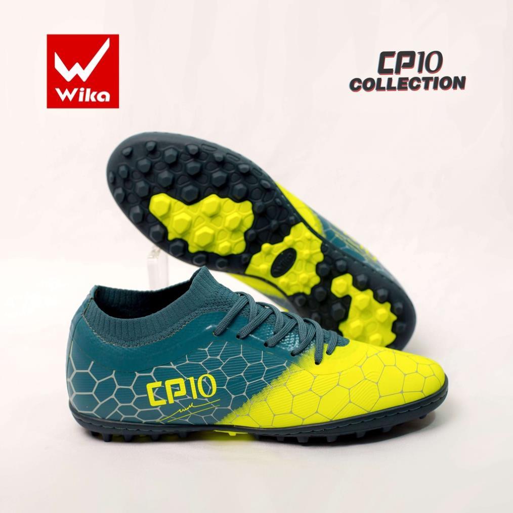 Free Ship - Giày đá bóng Wika CP10 chính hãng, bóng đá sân cỏ nhân tạo chất liệu da Microfiber